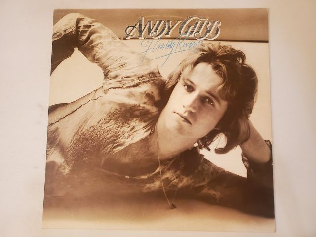 Andy Gibb Flowing Rivers vinyl record