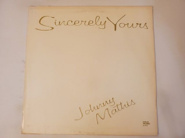 Johnny Mathis Sincerely Yours vinyl record