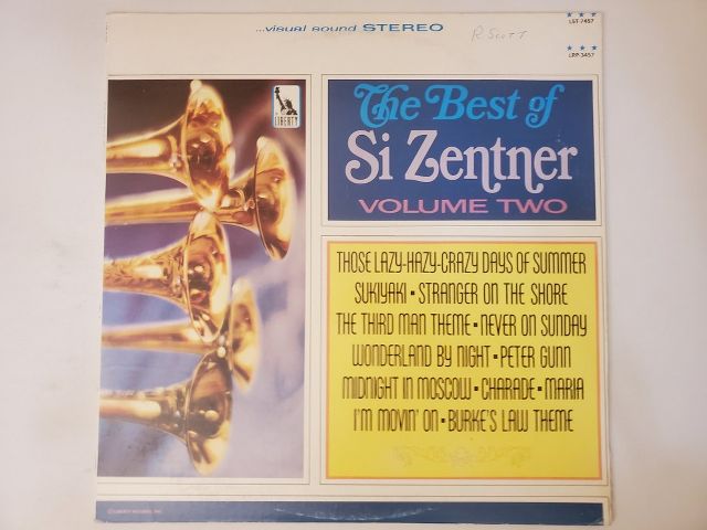 Si Zentner The Best of Si Zentner Volume Two vinyl record