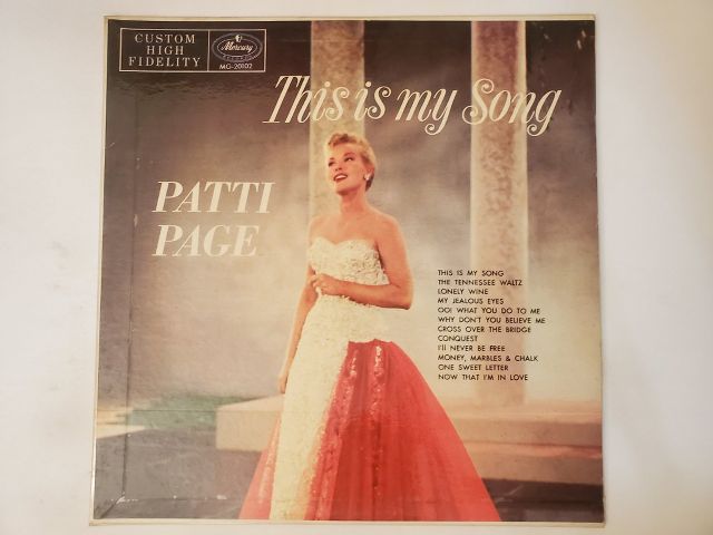 Patti Page This Is My Song vinyl record