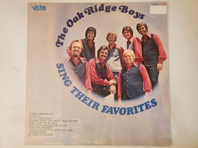The Oak Ridge Boys Sing Their Favorites vinyl record