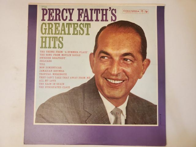 Percy Faith Percy Faith's Greatest Hits vinyl record