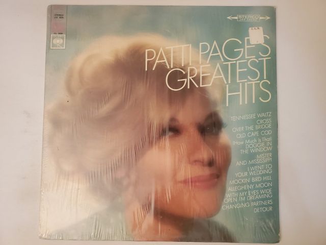 Patti Page Patti Page's Greatest Hits vinyl record