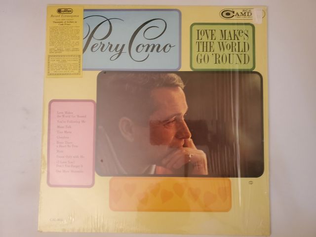 Perry Como Love Makes the World Go 'Round vinyl record