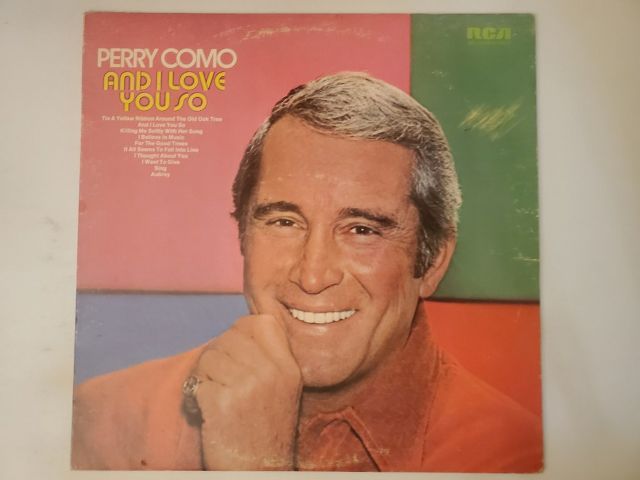 Perry Como And I Love You So vinyl record