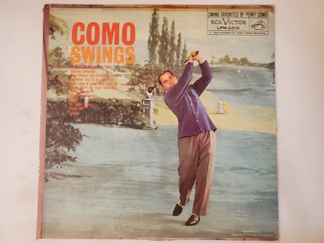 Perry Como Como Swings vinyl record