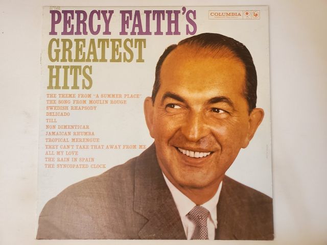 Percy Faith Percy Faith's Greatest Hits vinyl record