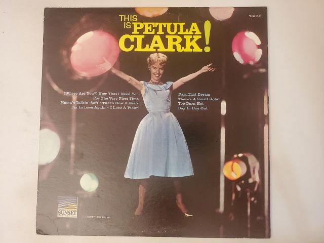 Petula Clark This is Petula Clark! vinyl record