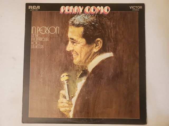 Perry Como In Person at the International Hotel, Las Vegas vinyl record