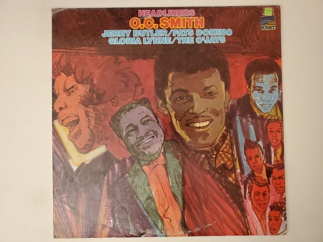 Various Artists Headliners: O.C. Smith, Jerry Butler, Fats Domino, Gloria Lynne, The O'Jays vinyl record