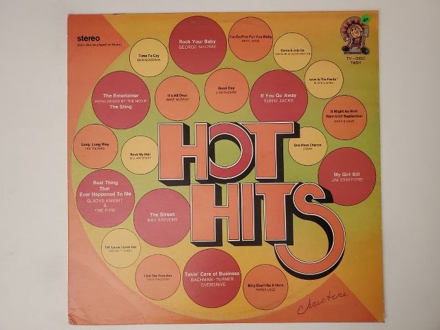 Various Artists Hot Hits vinyl record