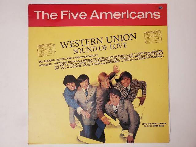 The Five Americans Western Union vinyl record