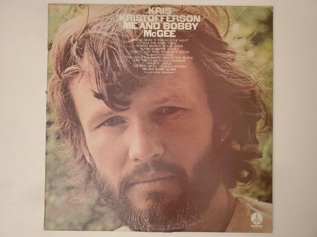 Kris Kristofferson Me and Bobby McGee vinyl record