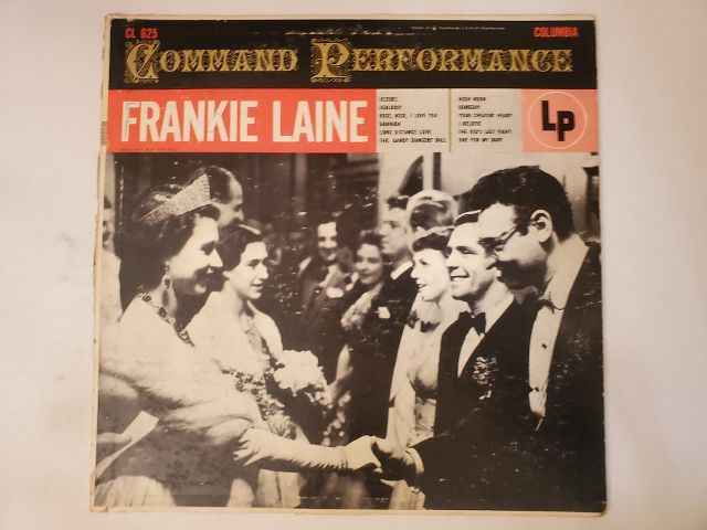 Frankie Laine Command Performance vinyl record