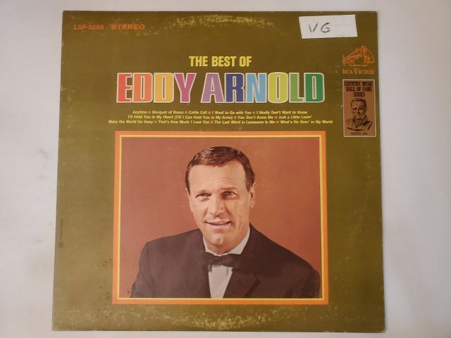 Eddy Arnold The Best of Eddy Arnold vinyl record