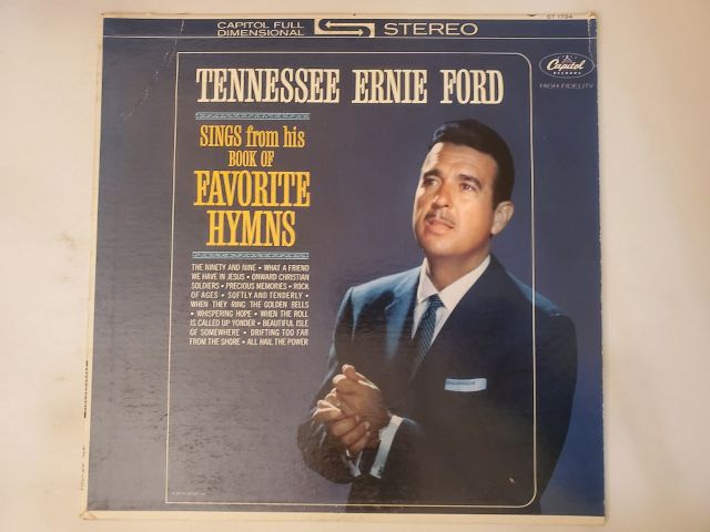 Tennessee Ernie Ford Sings from His Book of Favorite Hymns vinyl record
