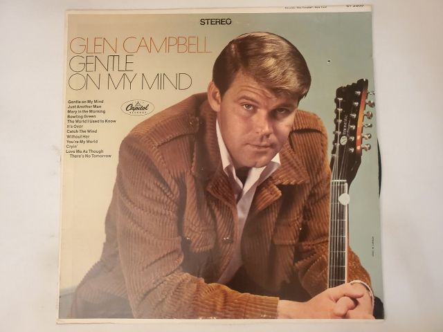 Glen Campbell Gentle on My Mind vinyl record