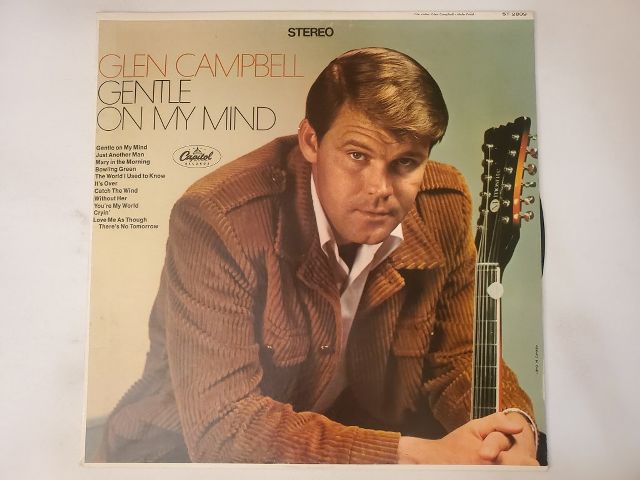 Glen Campbell Gentle on My Mind vinyl record