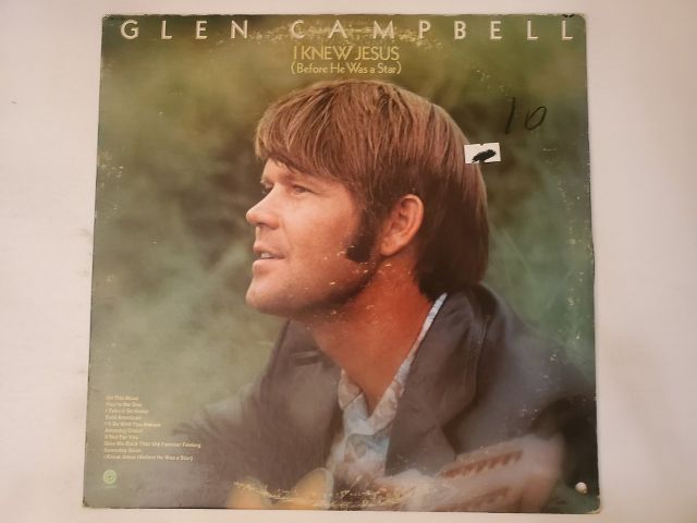 Glen Campbell I Knew Jesus (Before He Was a Star) vinyl record