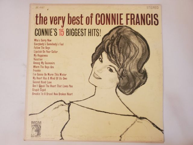 Connie Francis The Very Best of Connie Francis vinyl record