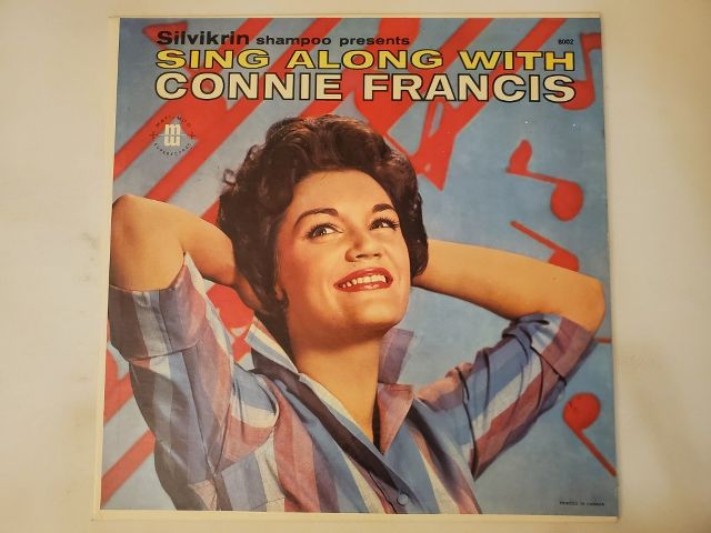 Connie Francis Sing Along with Connie Francis vinyl record