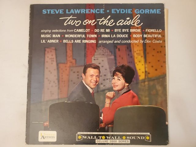 Steve Lawrence & Eydie Gorme Two on the Aisle vinyl record