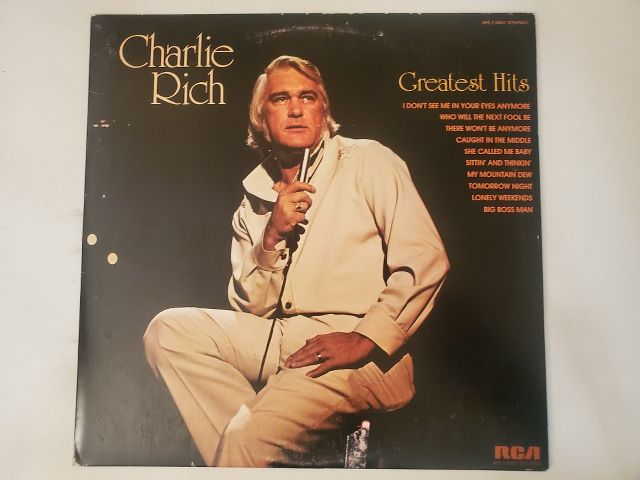 Charlie Rich Greatest Hits vinyl record