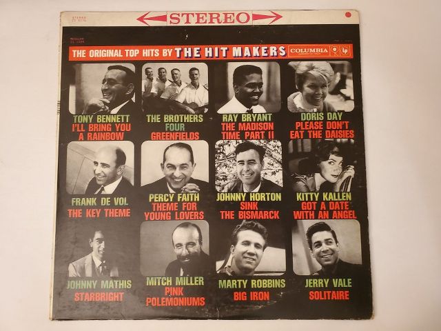 Various Artists The Original Top Hits by The Hit Makers vinyl record