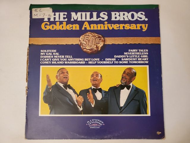 The Mills Brothers Golden Anniversary vinyl record