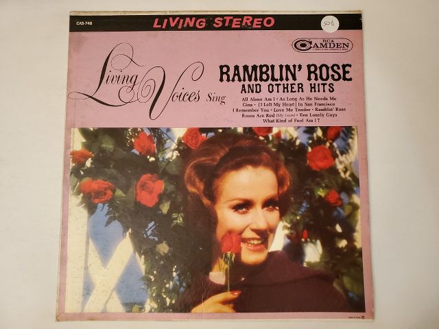 Living Voices Sing Ramblin' Rose and Other Hits vinyl record