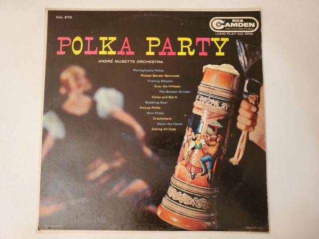 Andr? Musette Orchestra Polka Party vinyl record