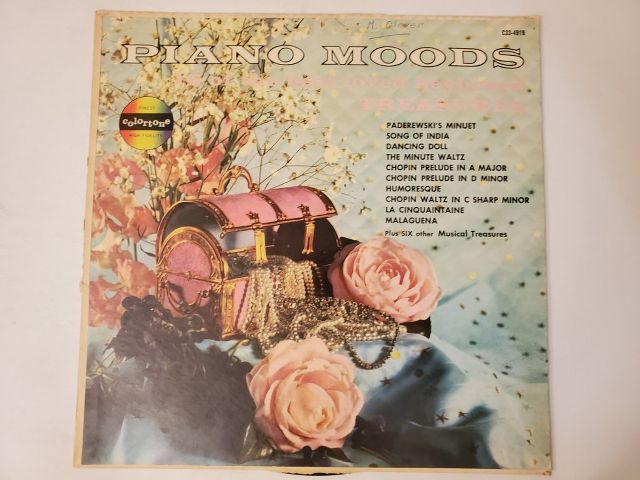 Unknown Piano Moods vinyl record