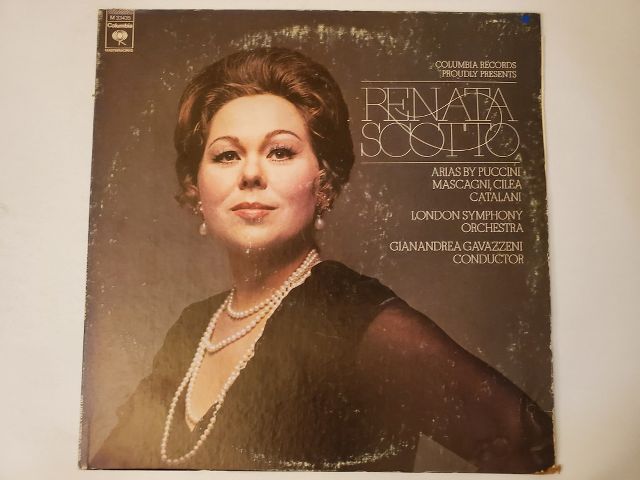 Renata Scotto Arias by Puccini, Mascagni, Cilea, Catalani vinyl record