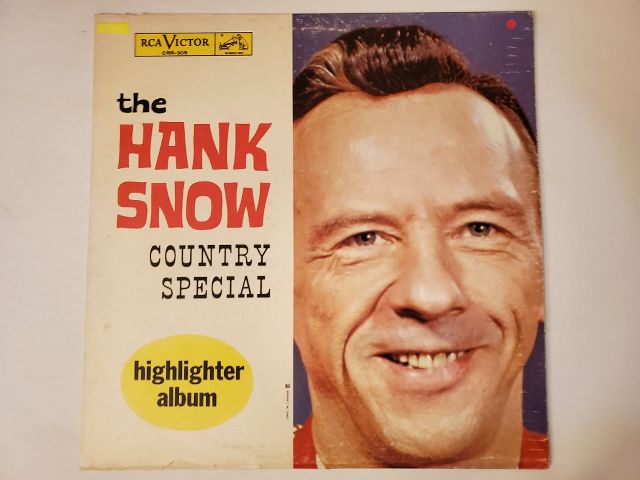 Hank Snow Country Special vinyl record