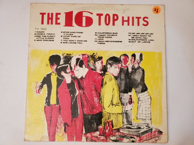 Various Artists The 16 Top Hits vinyl record