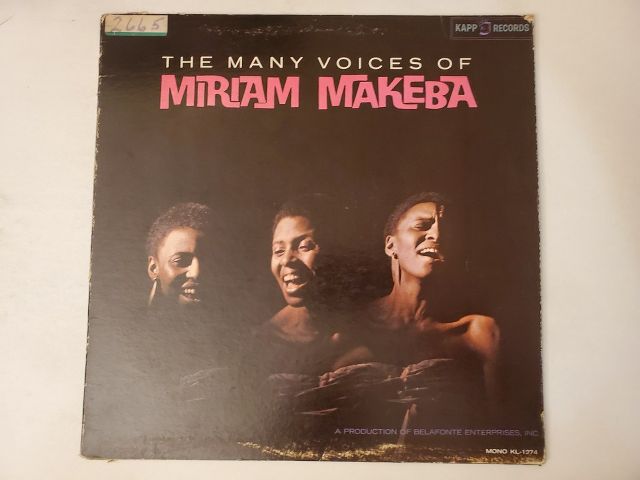 Miriam Makeba The Many Voices of Miriam Makeba vinyl record