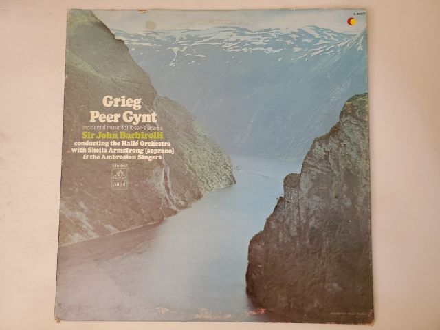 Sir John Barbirolli, Hall? Orchestra, Sheila Armstrong, Ambrosian Singers Incidental Music from Peer Gynt vinyl record