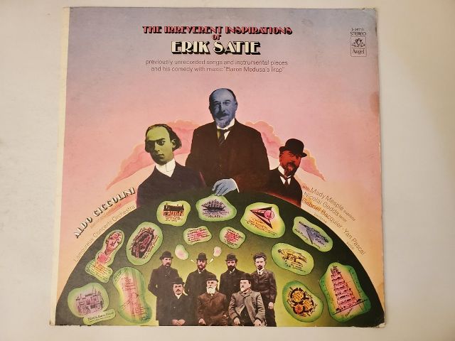 Aldo Ciccolini The Irreverent Inspirations of Erik Satie vinyl record