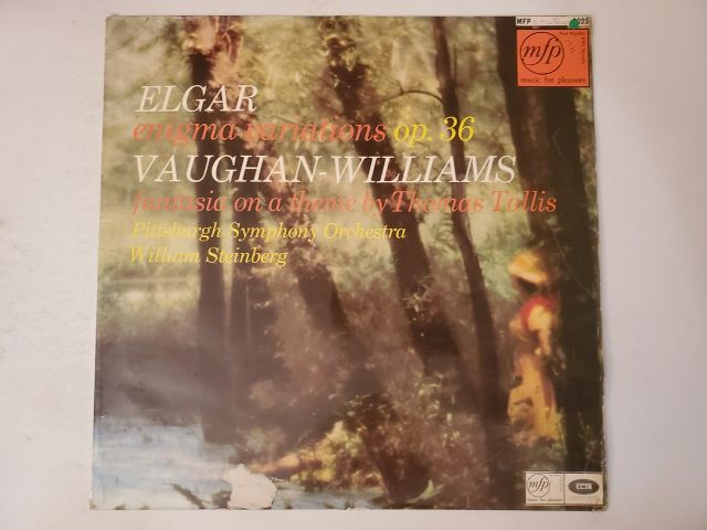 Pittsburgh Symphony Orchestra, William Steinberg Elgar: Enigma Variations Op. 36, Vaughan-Williams: Fantasia on a Theme by Thomas Tallis vinyl record