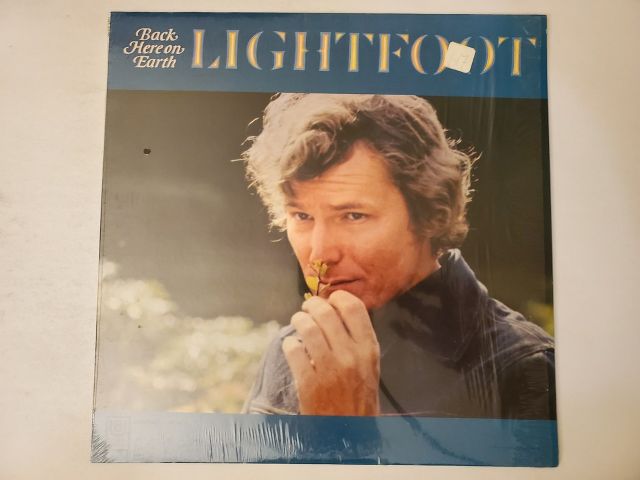 Gordon Lightfoot Back Here on Earth vinyl record