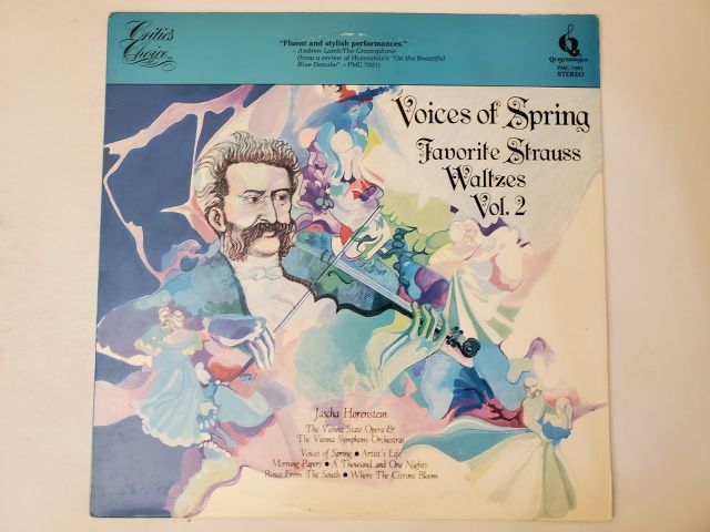 Jascha Horenstein Voices of Spring: Favorite Strauss Waltzes, Vol. 2 vinyl record