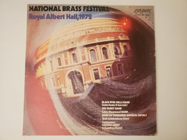 Various Artists National Brass Festival, Royal Albert Hall, 1972 vinyl record
