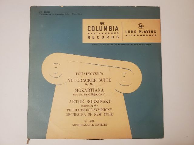 Artur Rodzinski Tchaikovsky: Nutcracker Suite / Mozartiana vinyl record
