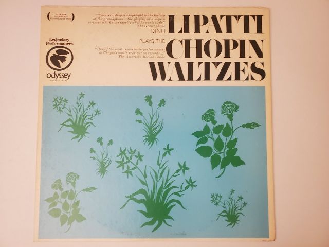 Dinu Lipatti Plays Chopin Waltzes vinyl record