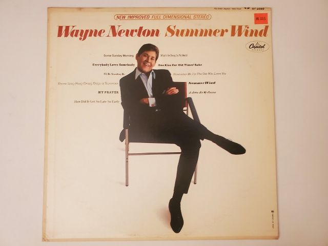 Wayne Newton Summer Wind vinyl record