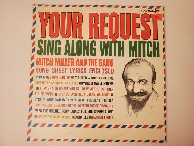 Mitch Miller and The Gang Your Request - Sing Along with Mitch vinyl record
