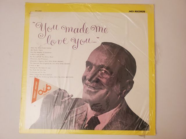 Al Jolson You Made Me Love You vinyl record