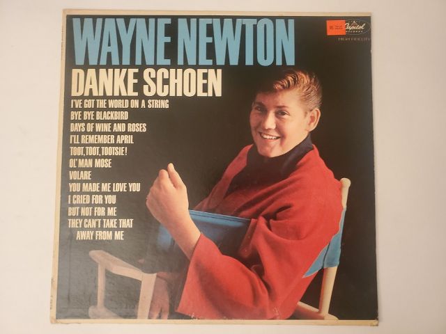 Wayne Newton Danke Schoen vinyl record