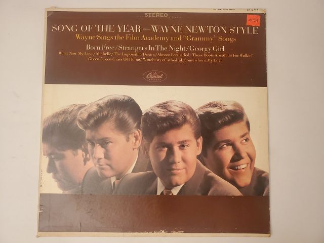 Wayne Newton Song of the Year - Wayne Newton Style vinyl record