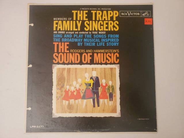 The Trapp Family Singers Sing and Play the Songs from The Sound of Music vinyl record
